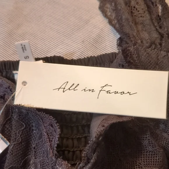 All in Favor Black Lace Camisole - Picture 9 of 9